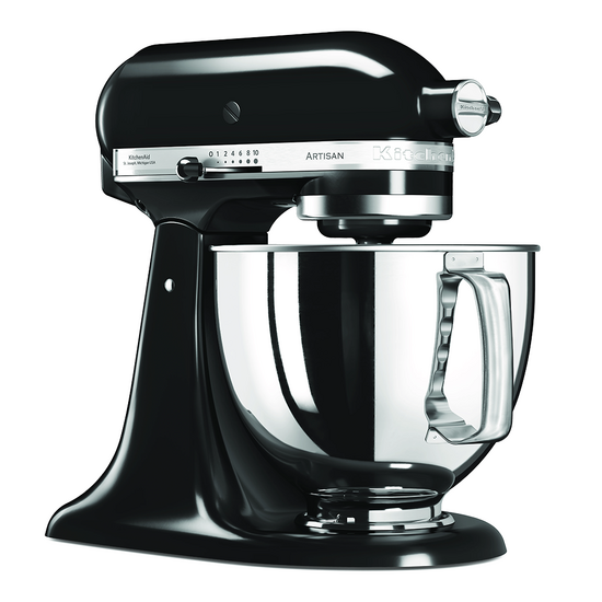 KitchenAid Artisan Nero Onice - Impastatrice planetaria con testa reclinabile