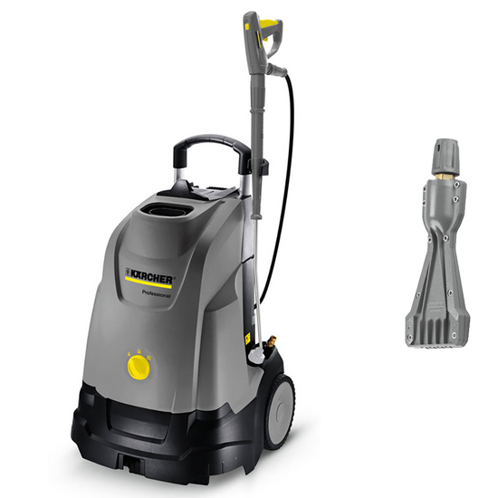 OUTLET - DIFETTI ESTETICI - PROMO Karcher Pro HDS 5/15 U eco!Booster - Idropulitrice acqua calda professionale  - 150 bar - 450 l/h