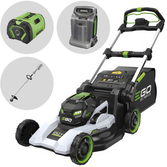 PROMO EGO LM2236E-SP - Tagliaerba trazionato a batteria - 56V / 10Ah - Taglio 55cm