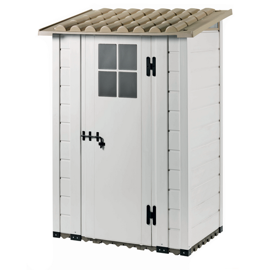 Garofalo Tuscany Evo 100 - Casetta da giardino - Con finestra e porta ad anta singola