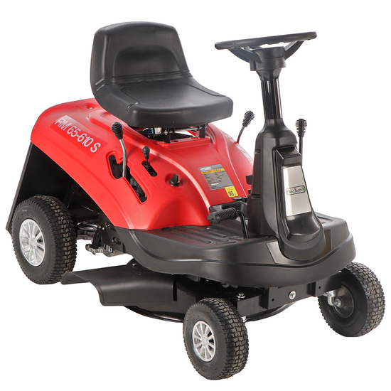 OUTLET - PROVA - Geotech RM 65-610 S - Trattorino tagliaerba mini-rider - Motore da 196cc -  Avviamento elettrico