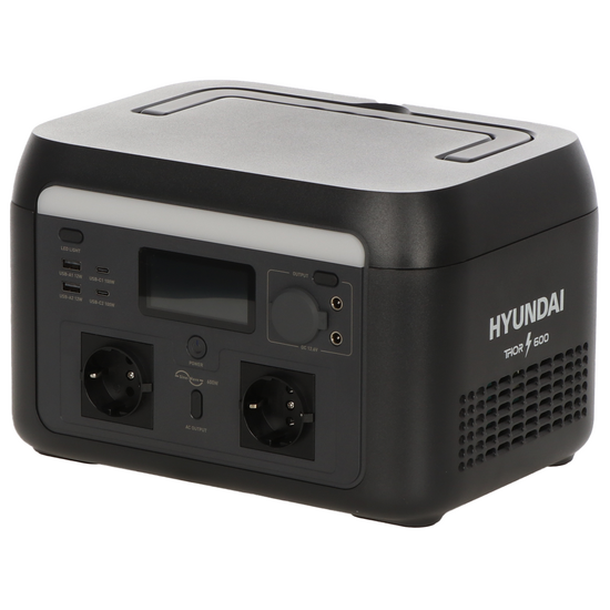 Hyundai Thor 600 - Batteria PowerStation Portatile - 600W - 512 Wh