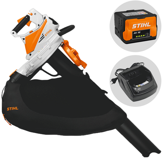 STIHL SHA 56 - Soffiatore aspiratore con batteria AK 10 - 36V 2Ah