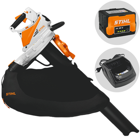 STIHL SHA 56 - Soffiatore aspiratore con batteria AK 30 S - 36V 5Ah