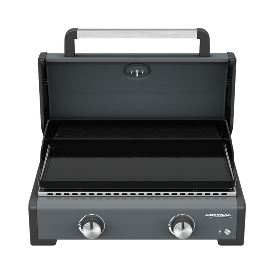 Campingaz Sigma 2 Cook - Plancha a gas portatile con coperchio