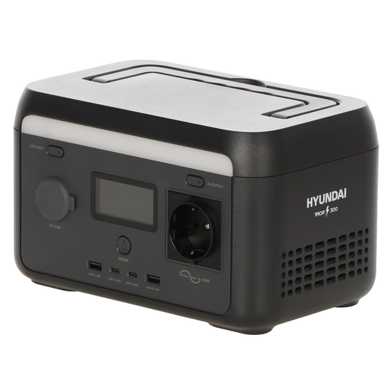 Hyundai Thor 300 - Batteria PowerStation Portatile - 300W - 204,8 Wh