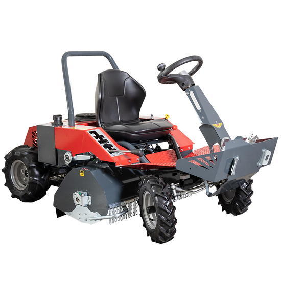 Meccanica Benassi Fox Mini - Trattorino trinciaerba sfalciatutto - Motore Loncin 452 cc - Trasmissione Idrostatica