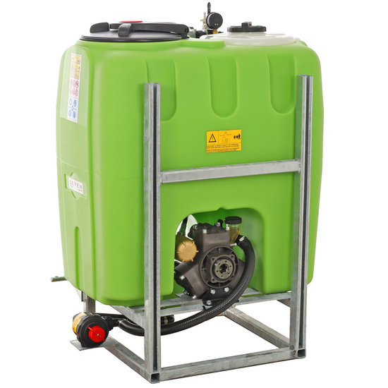 Seven Italy 300L - Gruppo botte irroratrice a trattore compatta - Pompa APS71