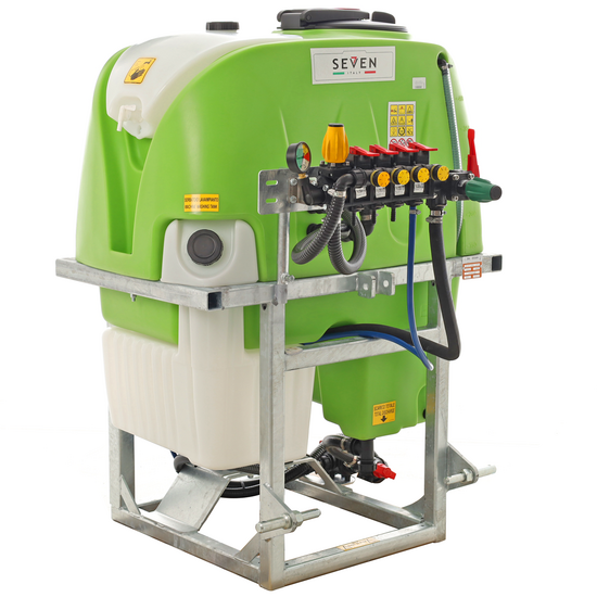 Seven Italy 400L - Gruppo botte per diserbo a trattore - Pompa Comet BP 75