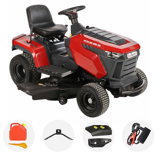 GeoTech-Pro PRTM 180-1080 SM - Trattorino tagliaerba - Cambio meccanico - Scarico laterale e Mulching