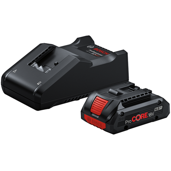 Bosch - Set ProCORE GAL 18V-40 per Linea Blu Professional - Con una batteria da 4.0 ah e caricabatteria