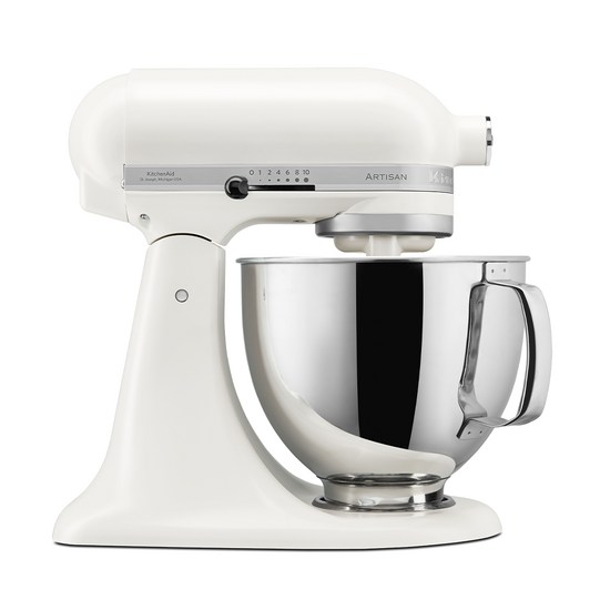 KitchenAid Artisan 5KSM125-EPL Porcelain White - Planetaria con testa reclinabile