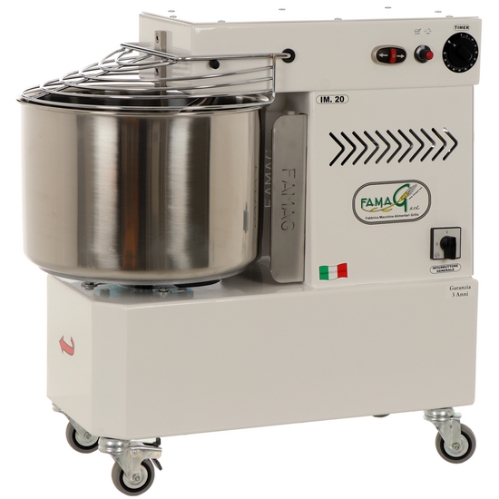 OUTLET - DA ESPOSIZIONE - Famag Grilletta IM 20/230 10 Velocit&agrave; HH - Impastatrice a spirale 20 Kg ad alta idratazione