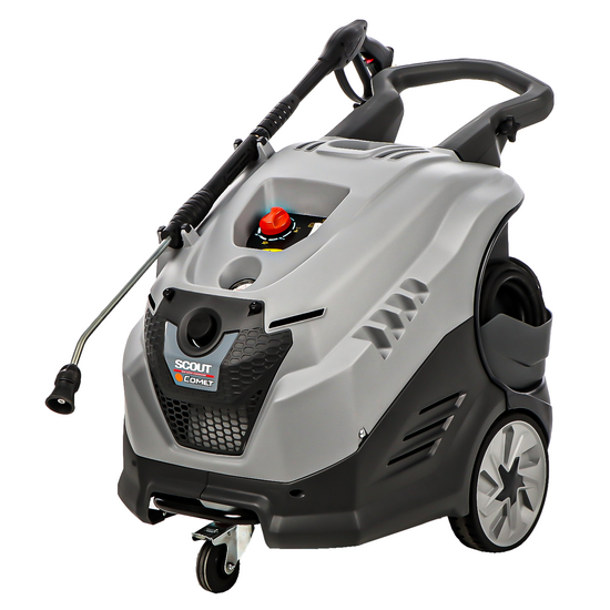 OUTLET - SENZA IMBALLO ORIGINALE - Comet New Scout 150 Classic - Idropulitrice ad acqua calda professionale - 150 bar max - 540 l/h