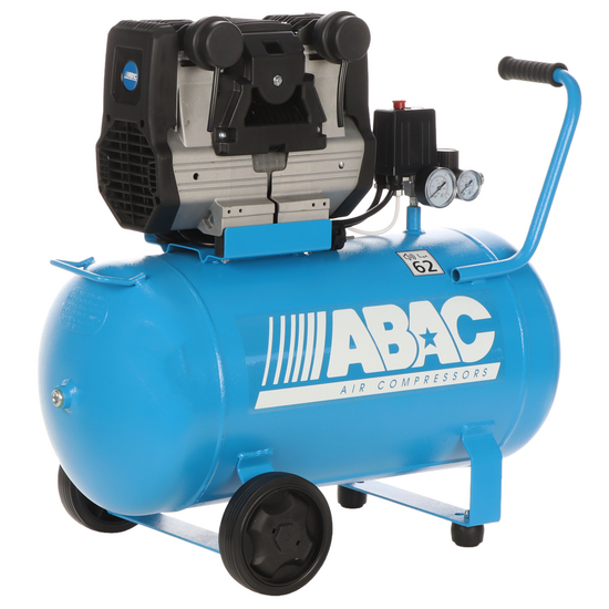 ABAC MONTECARLO QUIETE OS20 - Compressore aria elettrico monofase silenziato - Oil-less - 2 HP - 50 lt