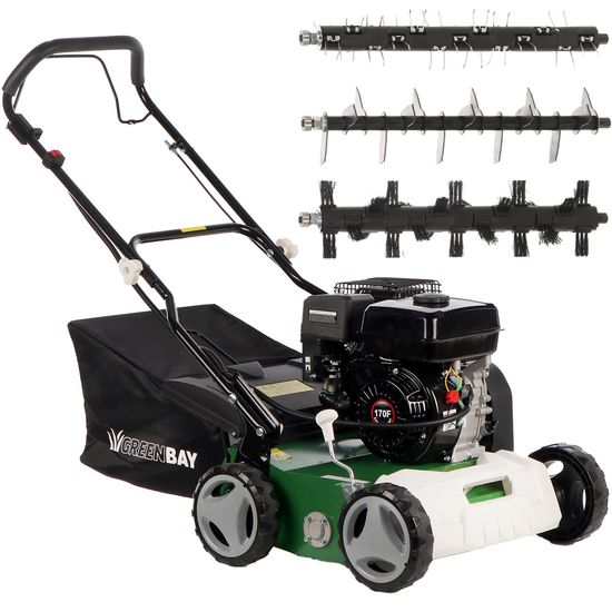 OUTLET - UTILIZZATO PER PROVA - GreenBay PS 700-25 kit spazzola - Arieggiatore multiuso a scoppio - Motospazzatrice