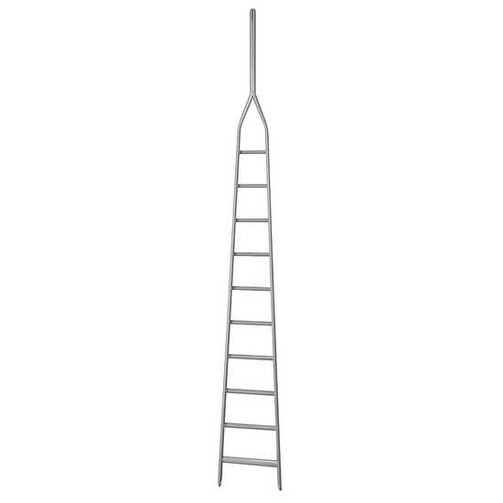 Scala agricola da potatura in alluminio S8000 10/1, 4mt, 10 gradini