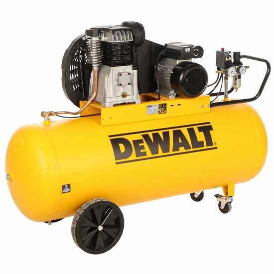 DeWalt DXCMB3M201HE - Compressore aria elettrico monofase a cinghia - Motore 3 HP &ndash; 200  lt