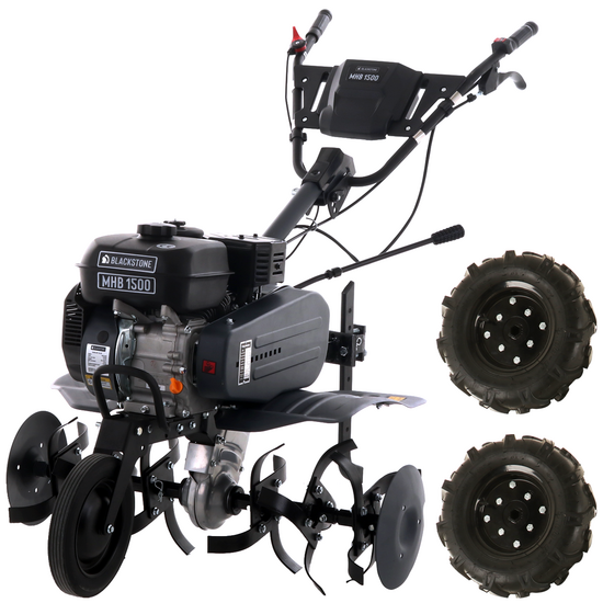 OUTLET - DA ESPOSIZIONE - BlackStone MHB 1500 - Motozappa a scoppio a benzina da 212cc - 7 HP