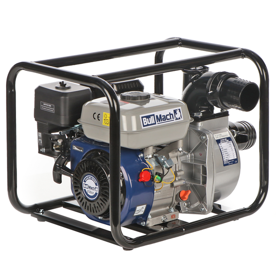 OUTLET - UTILIZZATO PER PROVA - BullMach LYMPHIA 80 - Motopompa a scoppio - Raccordi da 80 mm
