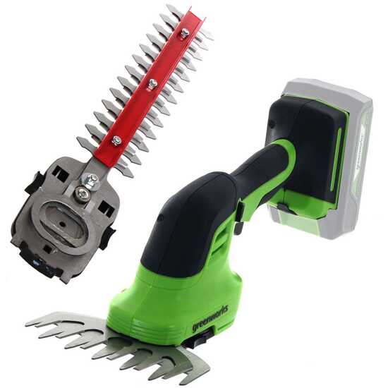 OUTLET - PICCOLI DIFETTI ESTETICI - GREENWORKS G24SHT - Forbice tagliaerba - SENZA BATTERIA E CARICABATTERIE