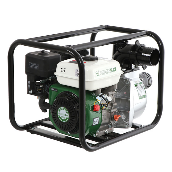 OUTLET - UTILIZZATO PER PROVA - Greenbay GB-WP 80 - Motopompa a scoppio - Raccordi da 80 mm