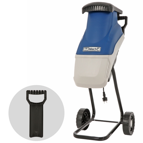 BullMach Tersic 40 - Biotrituratore elettrico - Coltelli reversibili - Cesto di raccolta