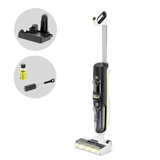 Karcher FCV 4 - Lavapavimenti a batteria - 3 in 1: lava, asciuga e aspira