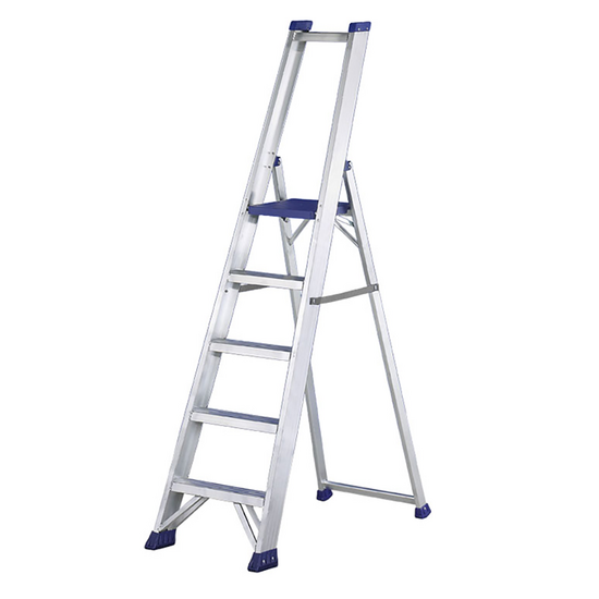 Svelt Regina, 5 gradini, 1.76 mt - Scalandrino in alluminio con cavalletto