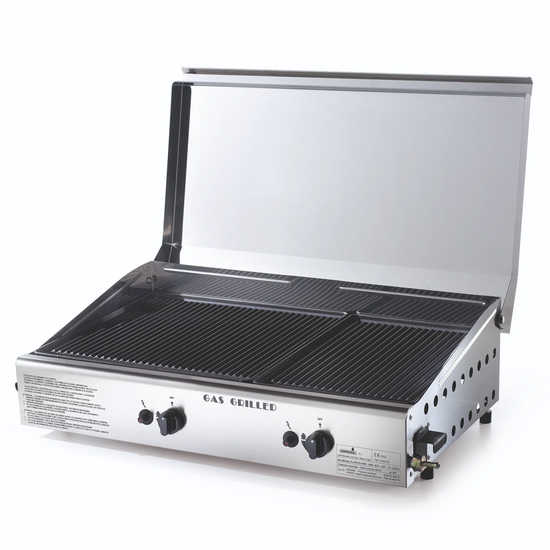 Ompagrill Double 4069/Cover/M - Plancha a gas con coperchio