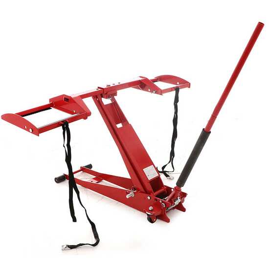 OUTLET - PICCOLI DIFETTI ESTETICI - Sollevatore professionale per trattorino rasaerba, elevatore, piattaforma elevatrice 800 Kg