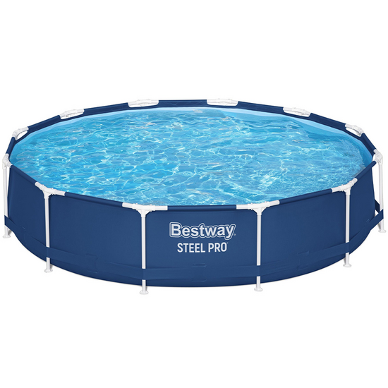 OUTLET - SENZA IMBALLO ORIGINALE - Bestway Steel Pro 56706 - Piscina Rotonda per 5-6 Persone