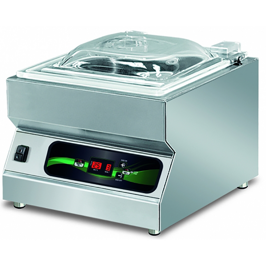 OUTLET - PICCOLI DIFETTI ESTETICI - Macchina sottovuoto a campana Euro 3100 Pro Inox - Barra saldante da 30cm