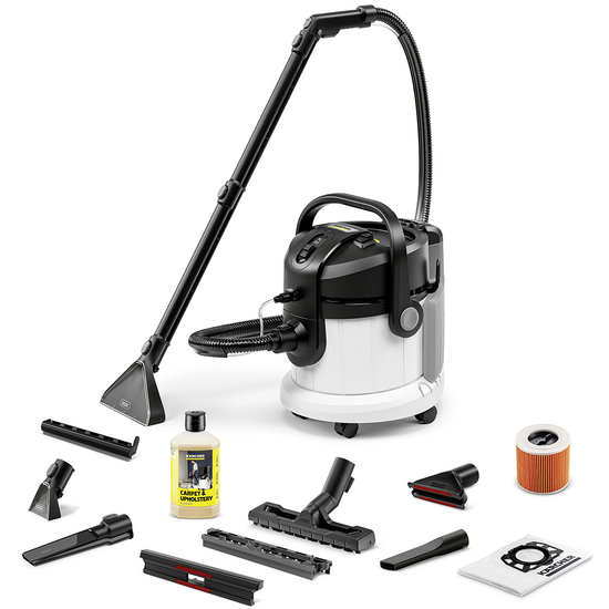 Karcher SE 4 Plus - Lavamoquette - Aspiraliquidi - Bidone acqua pulita/sporca 4 lt - 1000 W