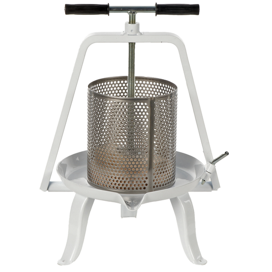 Enotecnica Pillan - Torchio a vite per frutta e verdura 9L - Gabbia in INOX