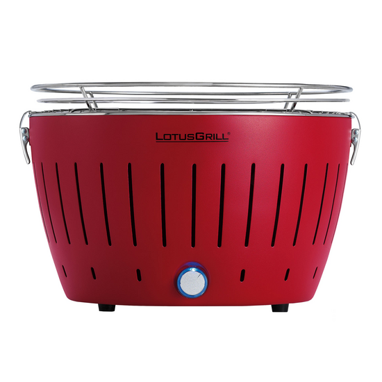 LotusGrill LG G34 U RD - Barbecue portatile per esterno - Scocca rossa