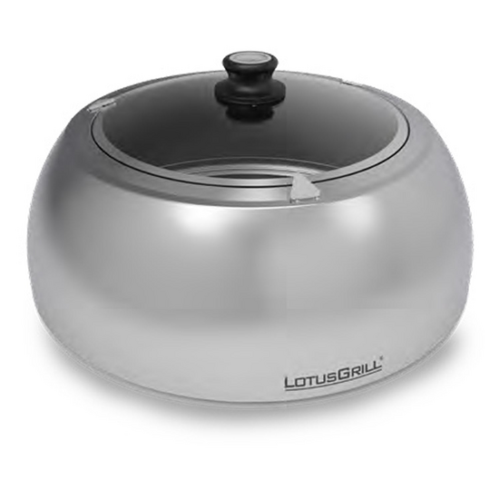 LotusGrill - Cappa inox e vetro per barbecue Standard