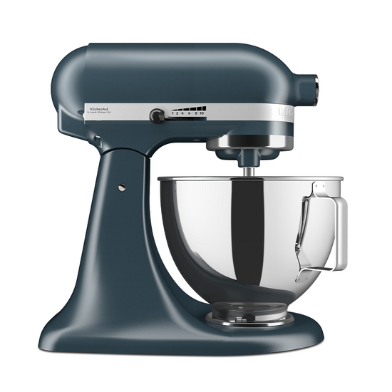 KitchenAid Classic 5KSM95PS Blu Acciaio - Planetaria con testa reclinabile