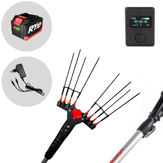 Castellari Vertigo L 18V - Abbacchiatore elettrico a batteria 240-330 cm - 18V/7.8ah