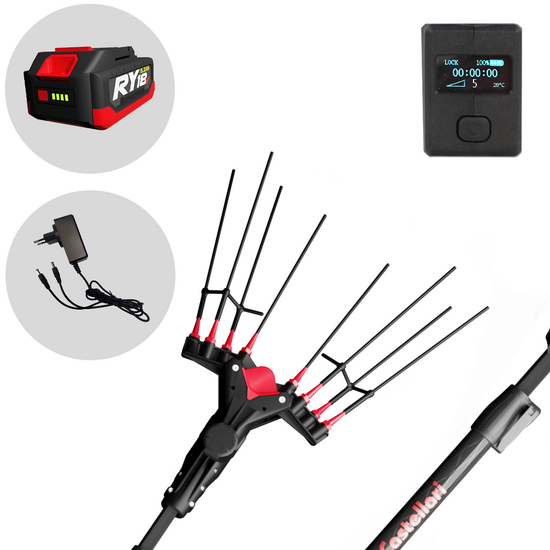 Castellari Vertigo C 18V - Abbacchiatore elettrico a batteria 190-240 cm - 18V/5.2ah