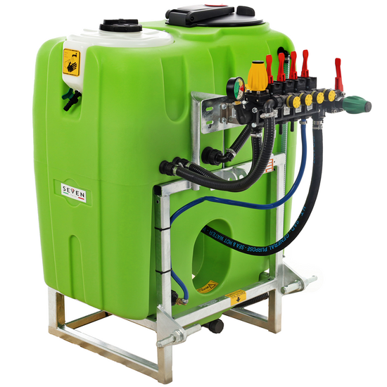 Seven Italy 300L - Gruppo botte per diserbo a trattore - Pompa Comet BP 75
