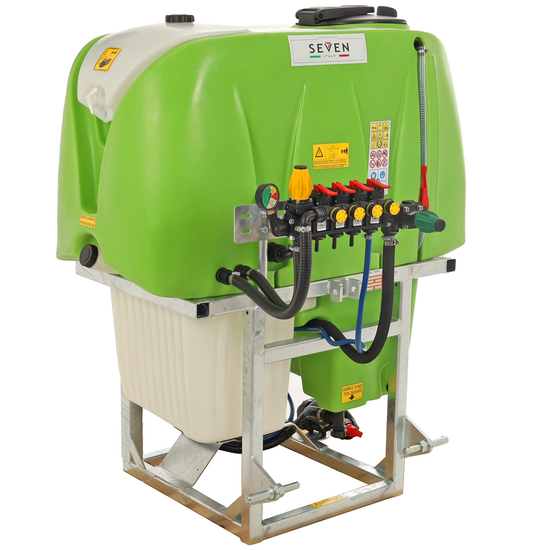 Seven Italy 600L - Gruppo botte per diserbo a trattore - Pompa Comet BP 75