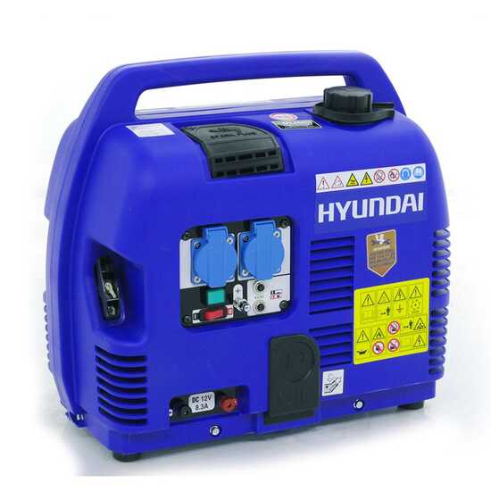 OUTLET - DIFETTI ESTETICI - Generatore di corrente 0,8 kW monofase a benzina Hyundai STG1000