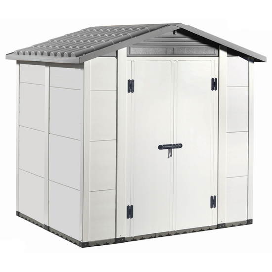 Garofalo Urban 200 - Casetta da giardino - Con porta a doppia anta - 202.5x162.5x216 cm