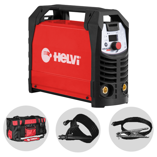 Helvi Galileo 200 - Saldatrice Inverter (MMA/TIG LIFT) + Borsa, corrente continua (DC)