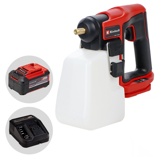 Einhell GE-WS 18/10 Li - Atomizzatore a batteria portatile - Batteria da 18V 5.2Ah