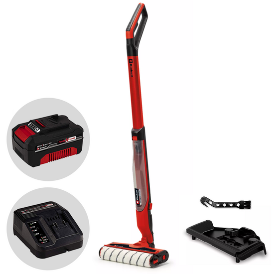Einhell CLEANEXXO - Lavapavimenti a batteria 3 in 1: lava, asciuga e aspira
