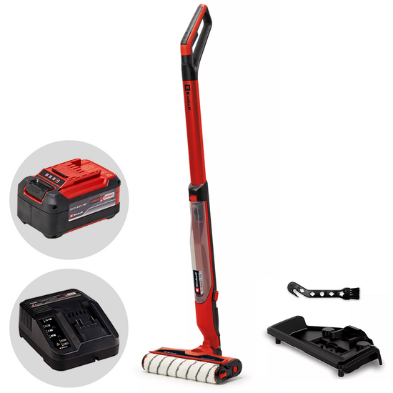 Einhell CLEANEXXO - Lavapavimenti a batteria 3 in 1: lava, asciuga e aspira