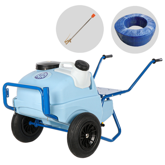 Annovi Reverberi CAR 130/H - Carrello con cisterna per irrorazione - 130 Litri - Per pompe irroratrici a bassa pressione