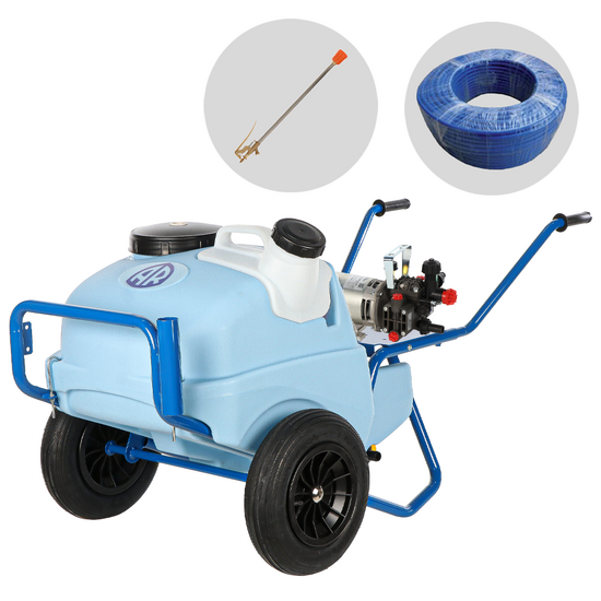 Annovi Reverberi CAR 130/H + AR DUE DC - Carrello con cisterna con elettropompa per irrorazione - 12V - BATTERIA NON INCLUSA